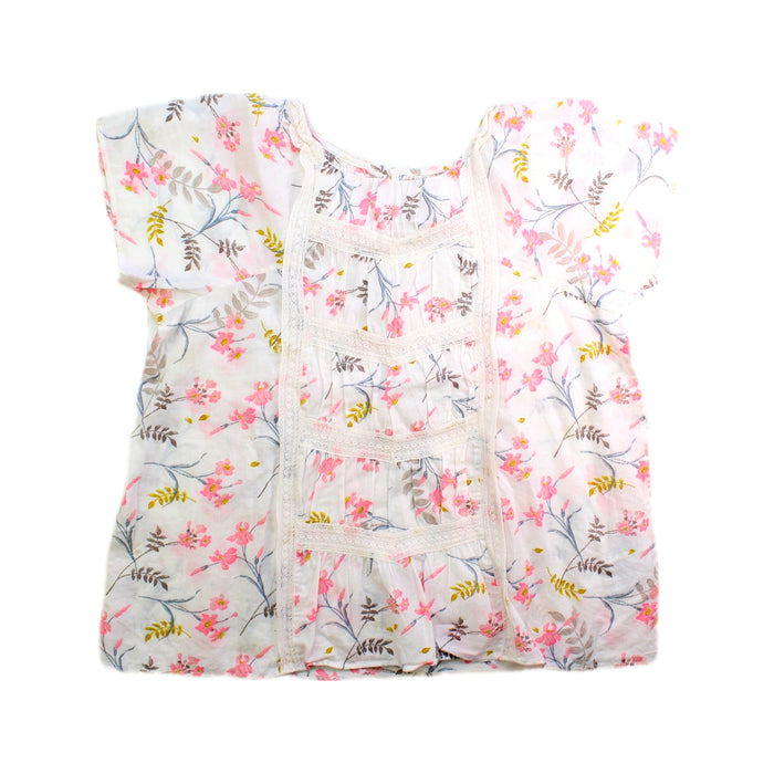 A Pink Short Sleeve Tops from Bonpoint in size 10Y for girl. (Front View)