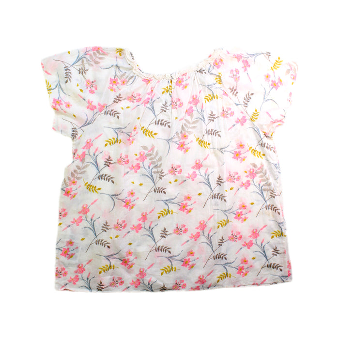 A Pink Short Sleeve Tops from Bonpoint in size 10Y for girl. (Back View)