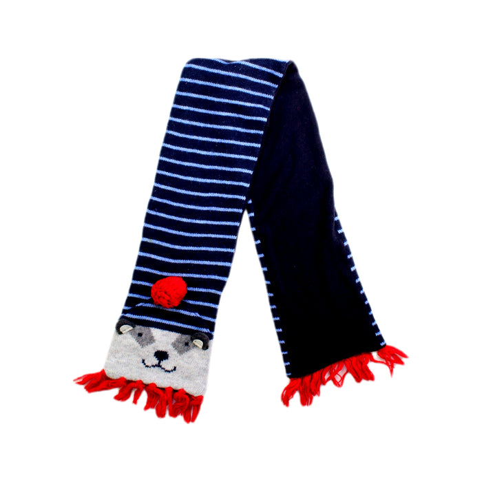 A Navy Scarves from Jojo Maman Bébé in size 12-18M for boy. (Front View)