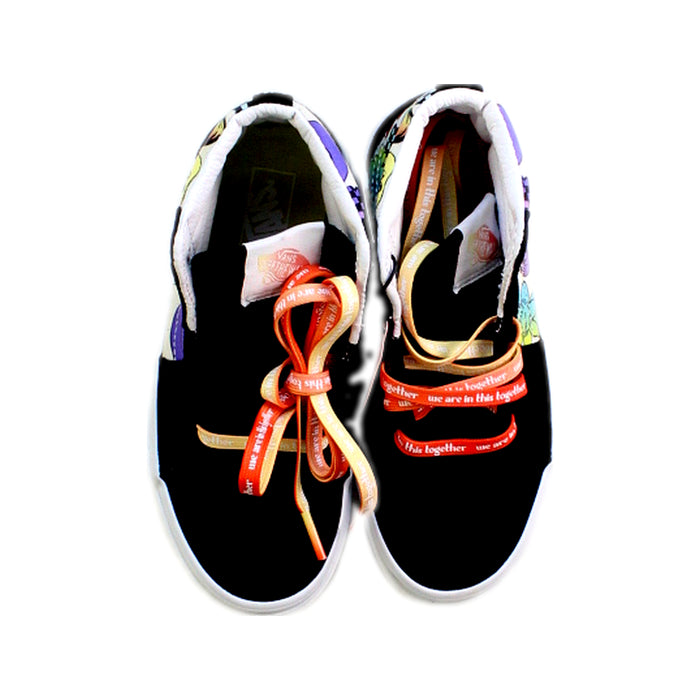 A Multicolour Sneakers from Vans in size 6T for neutral. (Back View)