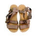 A Beige Sandals from Bonpoint in size 6T for girl. (Back View)