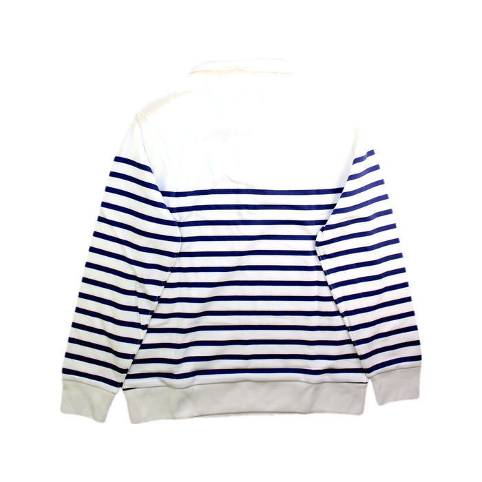 A White Zippered Sweatshirts from Polo Ralph Lauren in size 14Y for boy. (Back View)