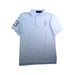 A Blue Short Sleeve Polos from Polo Ralph Lauren in size 14Y for boy. (Front View)