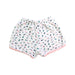A White Shorts from Petit Bateau in size 4T for girl. (Back View)
