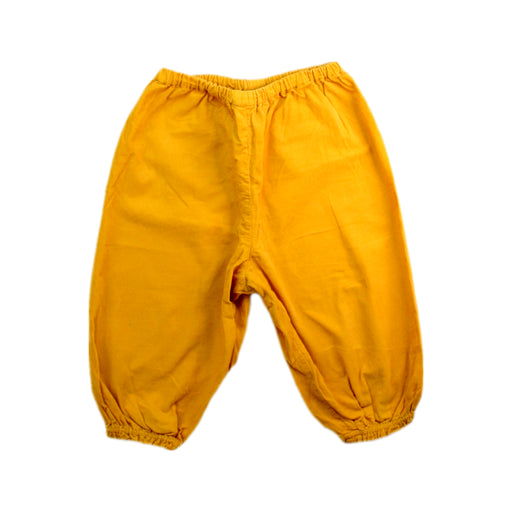 A Yellow Casual Pants from Bonton in size 2T for neutral. (Front View)