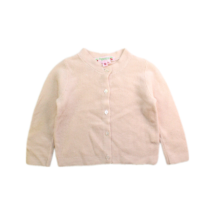 A Ivory Cardigans from Bonpoint in size 12-18M for girl. (Front View)