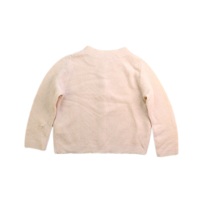 A Ivory Cardigans from Bonpoint in size 12-18M for girl. (Back View)