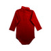 A Red Long Sleeve Bodysuits from Bonpoint in size 2T for neutral. (Back View)