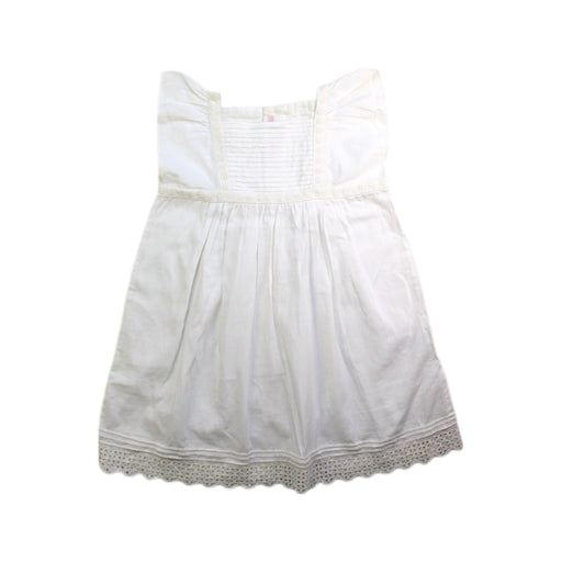 A Ivory Sleeveless Dresses from Bonpoint in size 3T for girl. (Front View)
