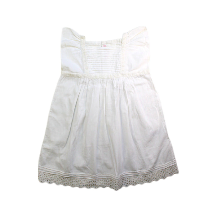 A Ivory Sleeveless Dresses from Bonpoint in size 3T for girl. (Front View)