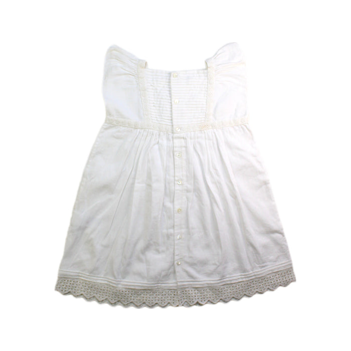 A Ivory Sleeveless Dresses from Bonpoint in size 3T for girl. (Back View)