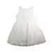 A White Sleeveless Dresses from Bonpoint in size 3T for girl. (Back View)