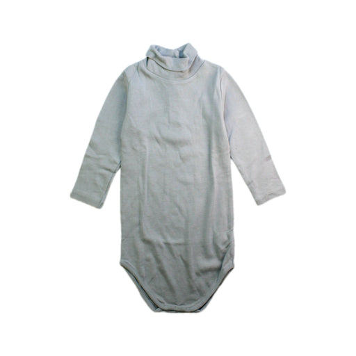 A Grey Long Sleeve Bodysuits from Bonpoint in size 3T for neutral. (Front View)