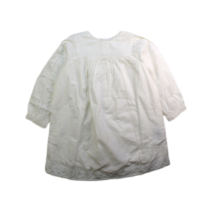 A White Long Sleeve Dresses from Bonpoint in size 3T for girl. (Front View)