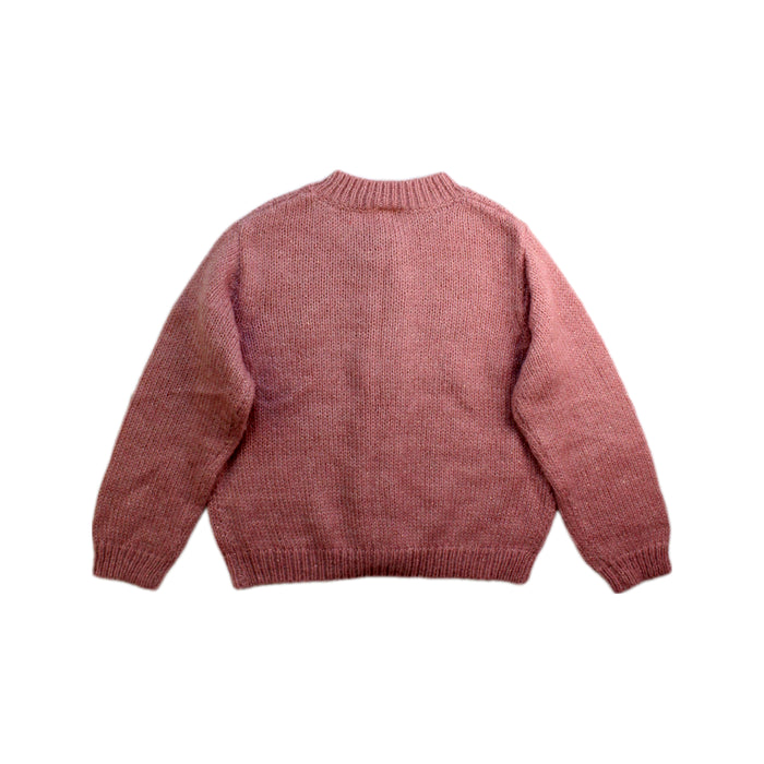 A Pink Cardigans from Bonton in size 4T for girl. (Back View)