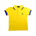 A Yellow Short Sleeve Polos from Fred Perry in size 2T for boy. (Front View)