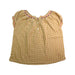 A Beige Short Sleeve Tops from Velveteen in size 8Y for girl. (Back View)