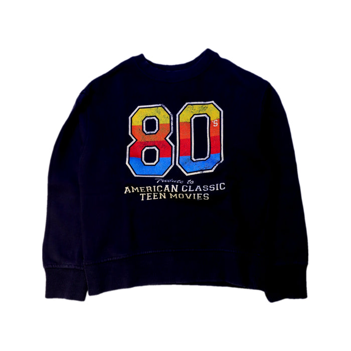 A Navy Crewneck Sweatshirts from Hundred Pieces in size 6T for boy. (Front View)