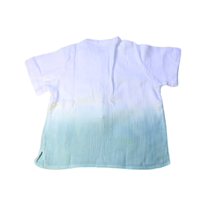 A White Short Sleeve Shirts from Bonpoint in size 4T for boy. (Back View)