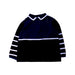 A Navy Long Sleeve Polos from Jacadi in size 4T for boy. (Front View)