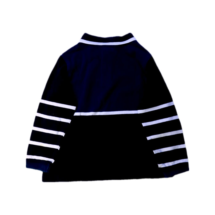 A Navy Long Sleeve Polos from Jacadi in size 4T for boy. (Back View)