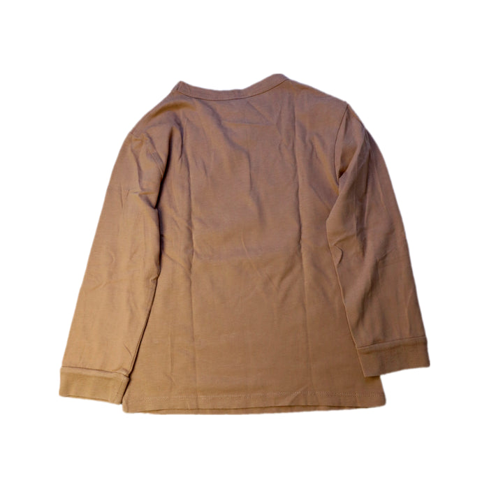 A Beige Long Sleeve T Shirts from Hundred Pieces in size 6T for boy. (Back View)