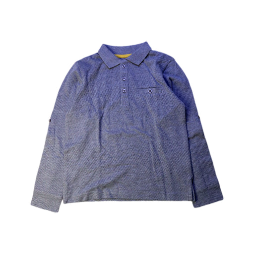 A Blue Long Sleeve Polos from Galeries Lafayette in size 6T for boy. (Front View)