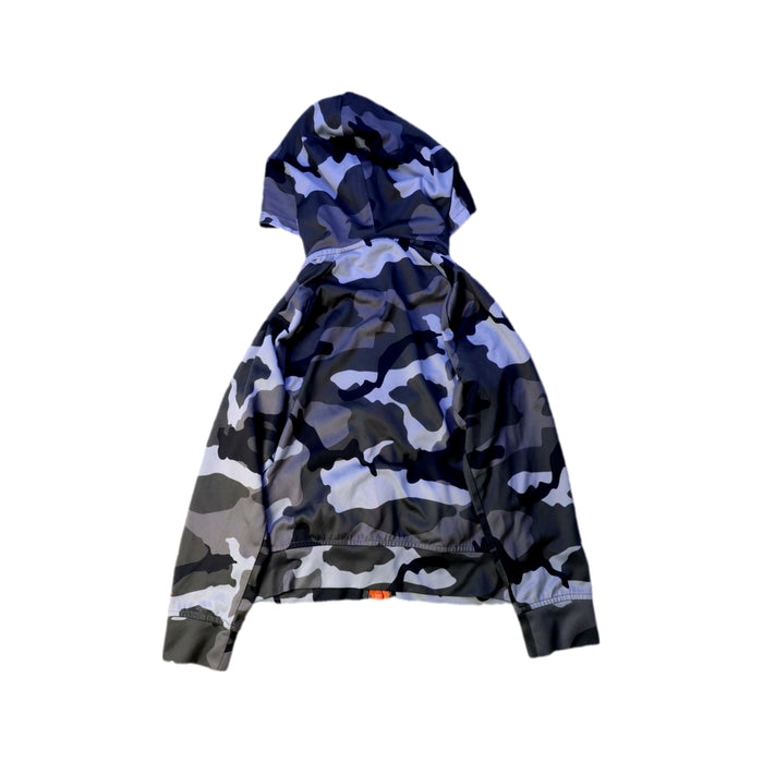 A Black Rain Jackets from Columbia in size 4T for boy. (Back View)
