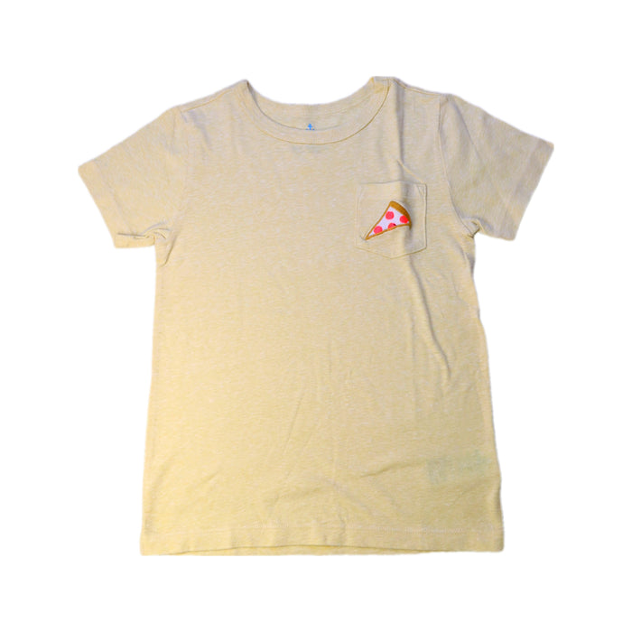 A Beige Short Sleeve T Shirts from Crewcuts in size 4T for boy. (Front View)