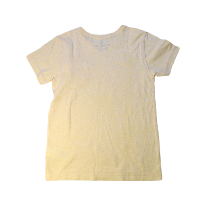 A Beige Short Sleeve T Shirts from Crewcuts in size 4T for boy. (Back View)