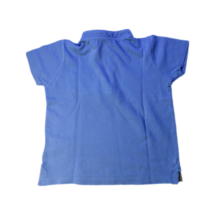A Blue Short Sleeve Polos from Bonpoint in size 4T for boy. (Back View)