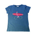 A Blue Short Sleeve T Shirts from Arsène et les pipelettes in size 8Y for boy. (Front View)