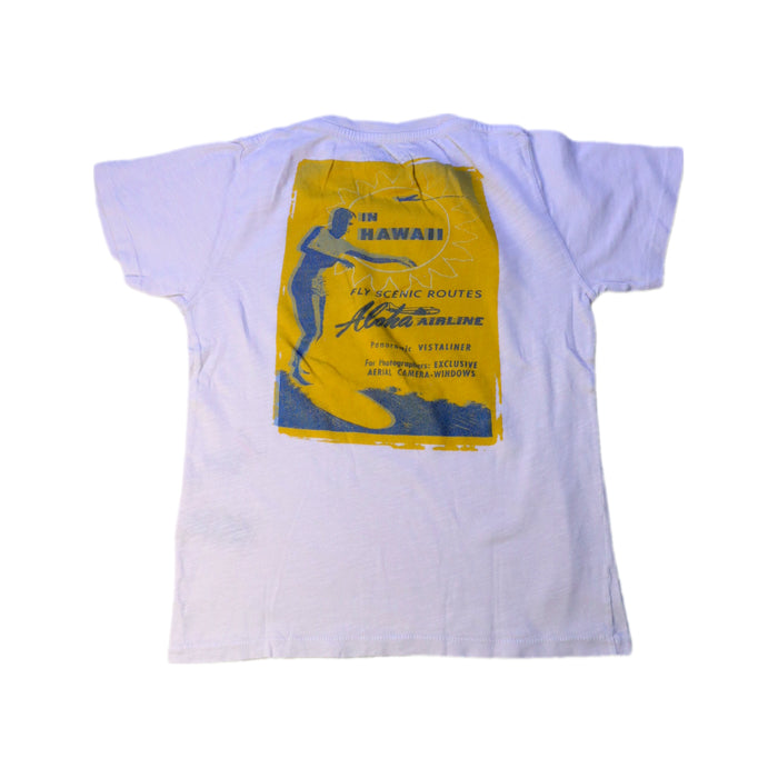A White Short Sleeve T Shirts from Hartford in size 4T for boy. (Back View)