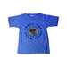 A Blue Short Sleeve T Shirts from Hundred Pieces in size 4T for boy. (Front View)