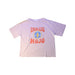 A Pink Short Sleeve T Shirts from Hundred Pieces in size 4T for girl. (Front View)
