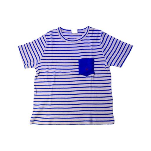 A White Short Sleeve T Shirts from Petit Bateau in size 4T for neutral. (Front View)