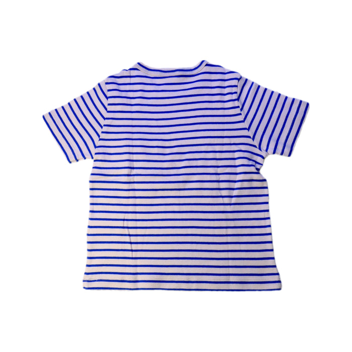 A White Short Sleeve T Shirts from Petit Bateau in size 4T for neutral. (Back View)
