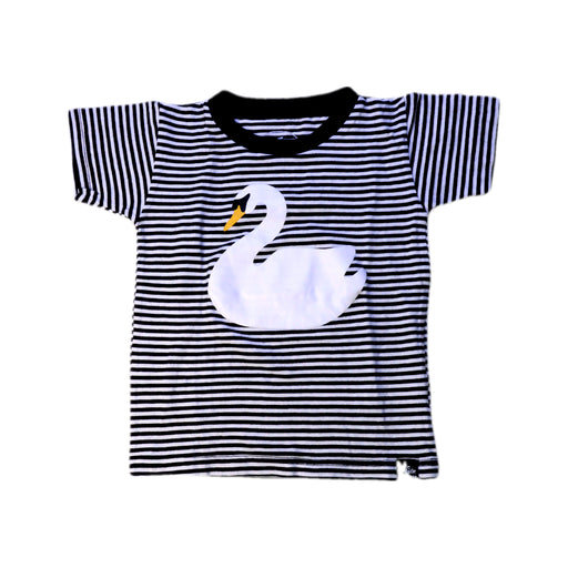 A Black Short Sleeve T Shirts from Whistle & Flute in size 12-18M for girl. (Front View)