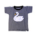A Black Short Sleeve T Shirts from Whistle & Flute in size 12-18M for girl. (Front View)