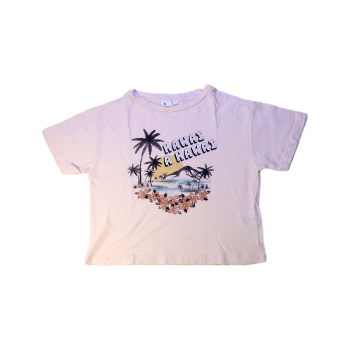 A Beige Short Sleeve T Shirts from Hundred Pieces in size 2T for girl. (Front View)