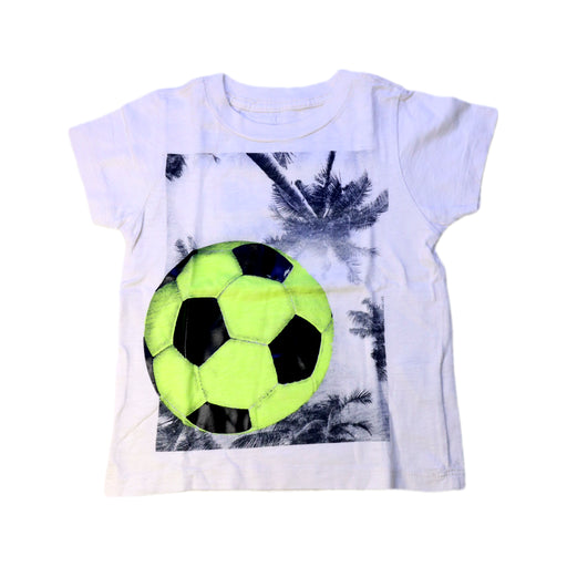 A White Short Sleeve T Shirts from Crewcuts in size 2T for boy. (Front View)
