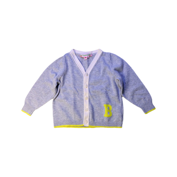 A Grey Cardigans from Bonpoint in size 12-18M for boy. (Front View)