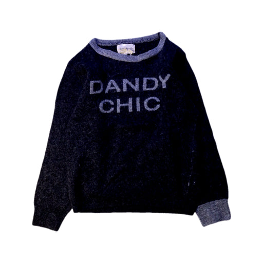 A Black Crewneck Sweatshirts from Arsène et les pipelettes in size 6T for neutral. (Front View)