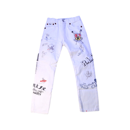 A White Casual Pants from Polo Ralph Lauren in size 5T for boy. (Front View)