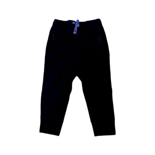 A Black Sweatpants from Crewcuts in size 4T for boy. (Front View)