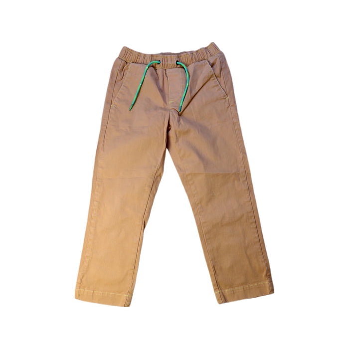 A Beige Casual Pants from Velveteen in size 6T for boy. (Front View)