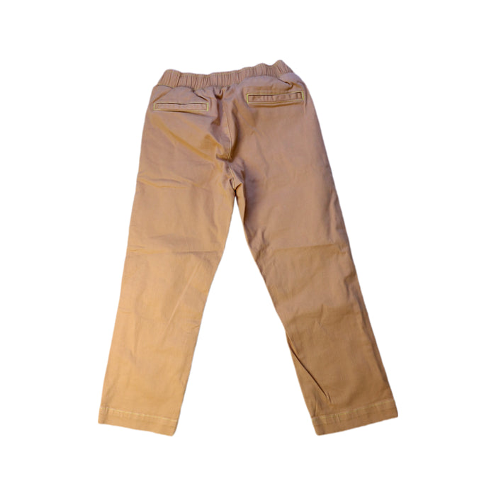 A Beige Casual Pants from Velveteen in size 6T for boy. (Back View)