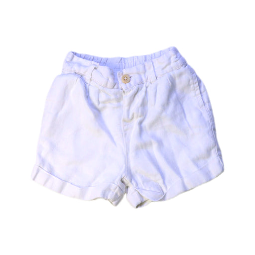 A White Shorts from Ralph Lauren in size 3-6M for girl. (Front View)