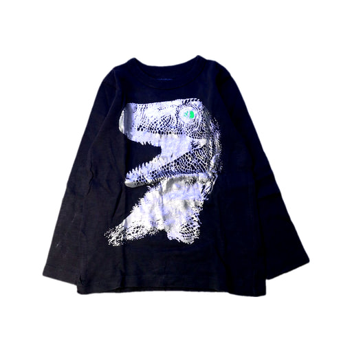 A Black Long Sleeve T Shirts from Crewcuts in size 3T for boy. (Front View)