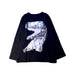 A Black Long Sleeve T Shirts from Crewcuts in size 3T for boy. (Front View)